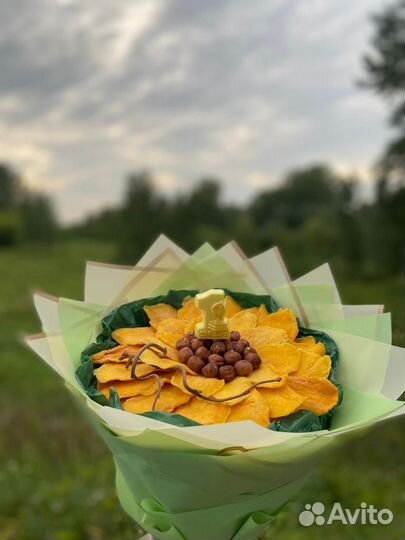 Съедобные букеты из сухофруктов