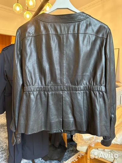 Miu miu кожанная куртка