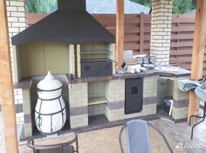 Модульные печи барбекю