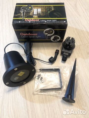 Светильник прожектор уличный Новый год на праздник