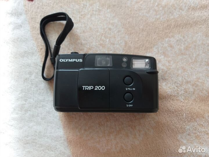 Фотоаппарат плёночный olympus trip 200 + чехол