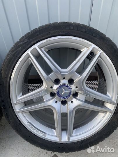 Зимний комплект колес на mercedes r18