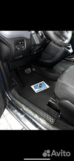 Ева ковры на передний ряд с бортами/ Берлинго Б9