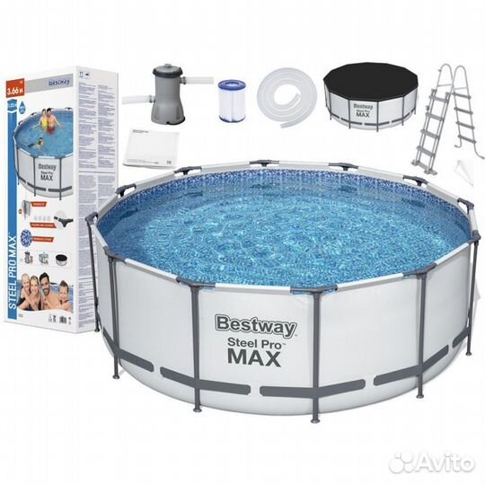 Каркасный бассейн 366х122 см 10250л Bestway 15420