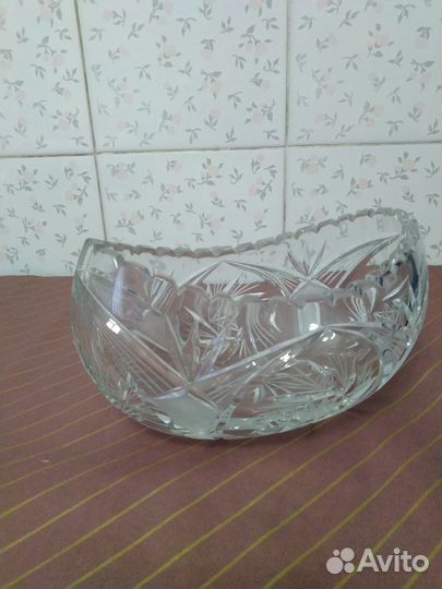 Вазы хрустальные СССР/гдр