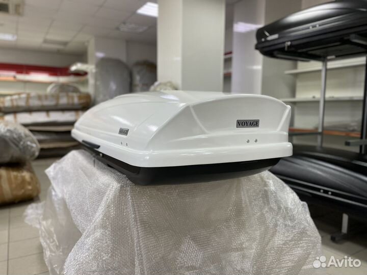 Автобокс Voyage 520л 205см цвет Белый матовый