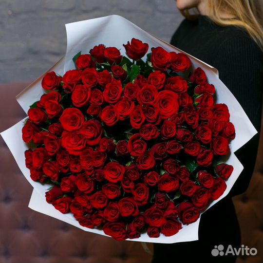 Букет 134 “101 красная роза”