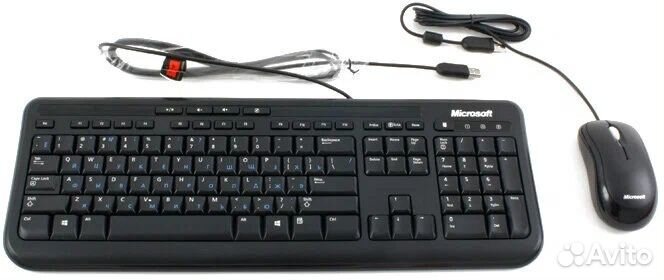 Комплект клавиатура + мышь Microsoft Wired Desktop