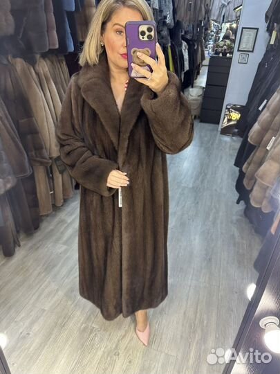 Шуба норковая Nafa 46-50 Греция Премиум 120-125см