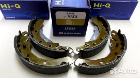 Колодки задние Daewoo Matiz (Дэу Матиз)