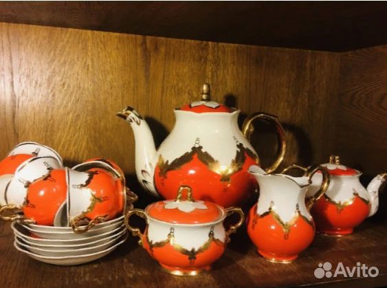Чайный сервиз Бутон Барановка СССР