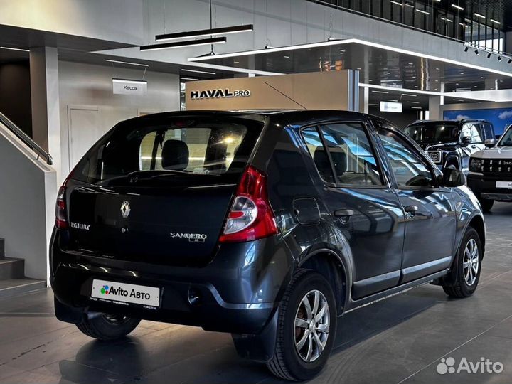 Renault Sandero 1.6 МТ, 2010, 182 895 км