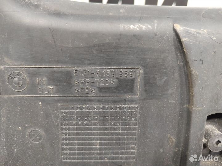 Воздуховод радиатора BMW E39