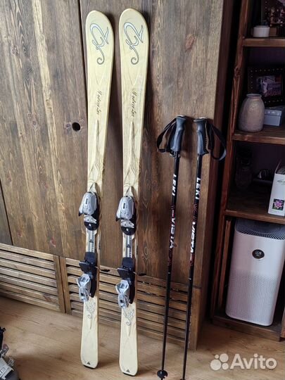 Комплект Горные лыжи, ботинки, шлем, очки, сумка