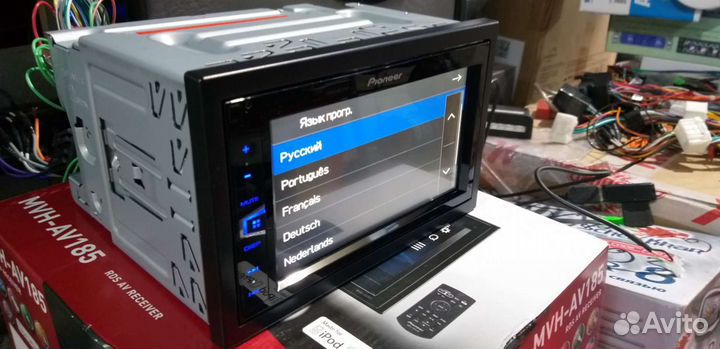 Магнитола Pioneer MVH-AV185 с пультом Mosfeet