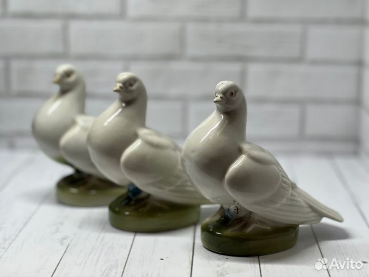 Фарфор Голубь