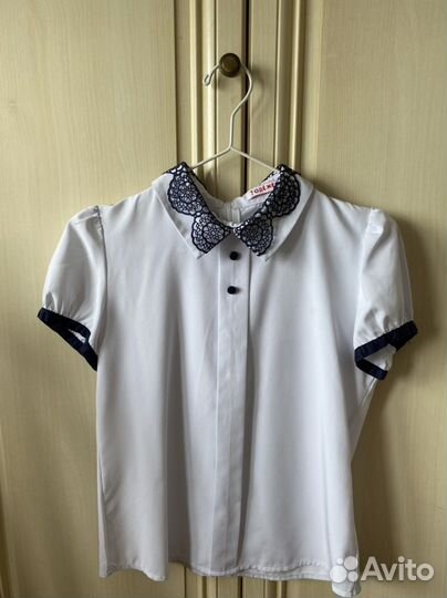 Блузка белая для девочек