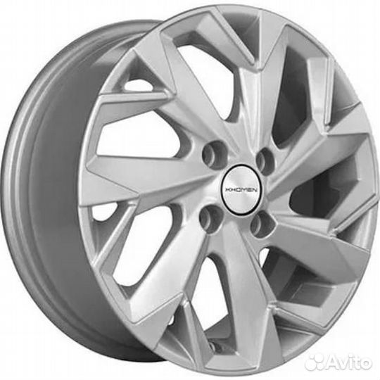 Диски Khomen KHW 1402 5.5x14 4*100 ET43 DIA60.1 F-Silver Литой