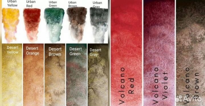 Дот карта акварели Schmincke Supergranulation