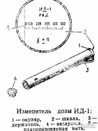 Дозиметр ид-1 с хранения