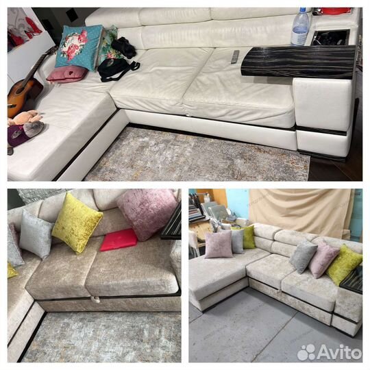 Перетяжка мягкой мебели