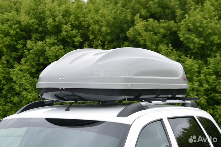 Бокс Turino1 серый матовый на 2 стороны открытие