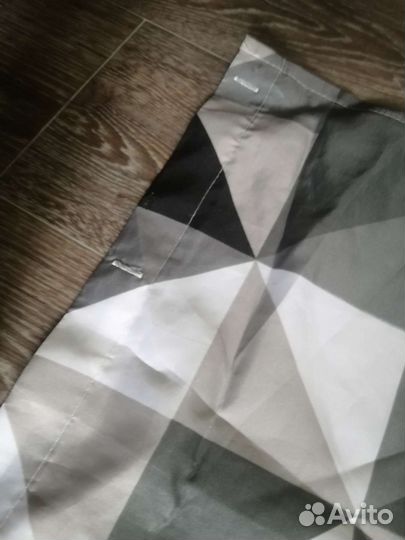 Штора для душа 170х175 + кольца для шторки крючки