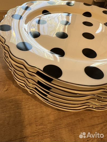 Тарелка в горошек