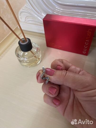 Комплект серьги и кольцо из серебра