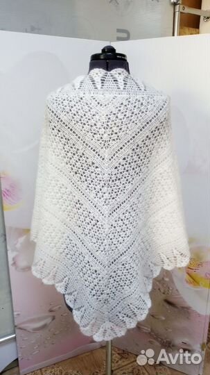 Платок шаль ручная работа