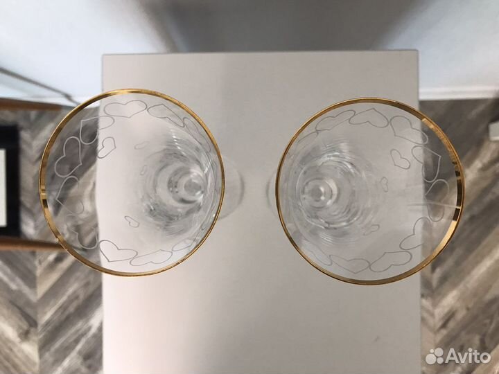 Бокалы из богемского стекла