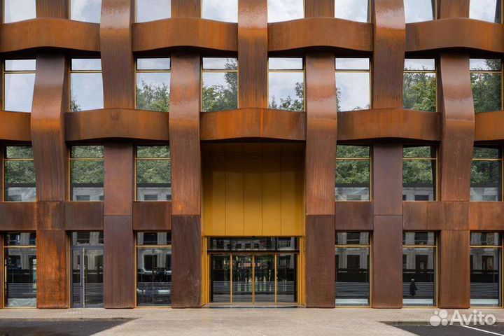 Кортеновская сталь, архитектура, дизайн