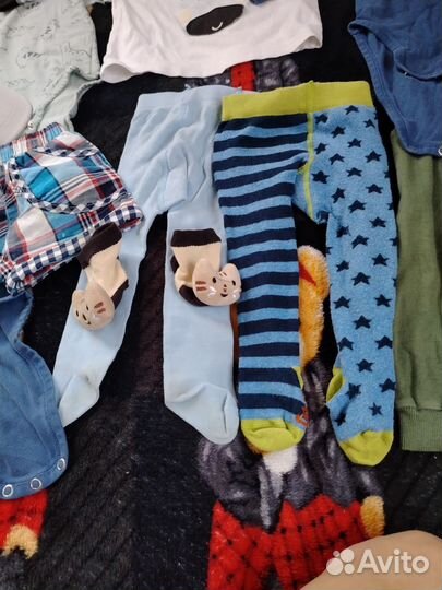 Вещи пакетом на мальчика 68 74