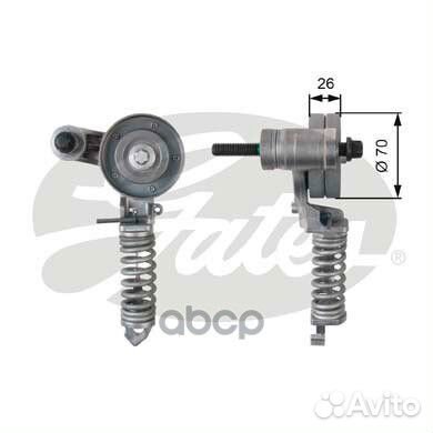 Натяжитель приводного ремня генератора с успоко
