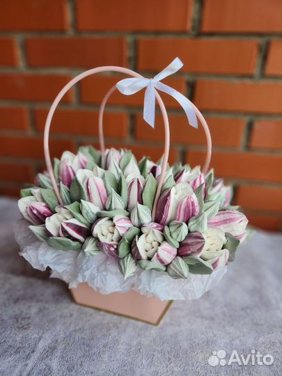 Зефирные тюльпаны