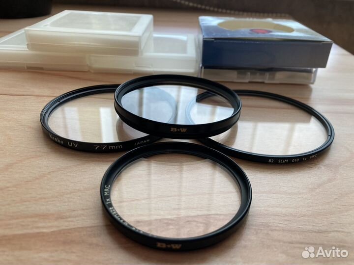 Светофильтры 58мм,72мм,77мм,82мм B+W