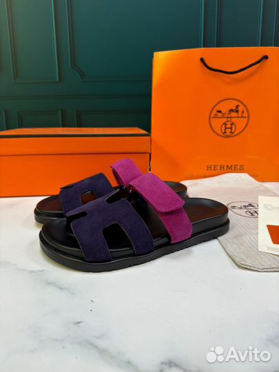 Шлепки женские Hermes