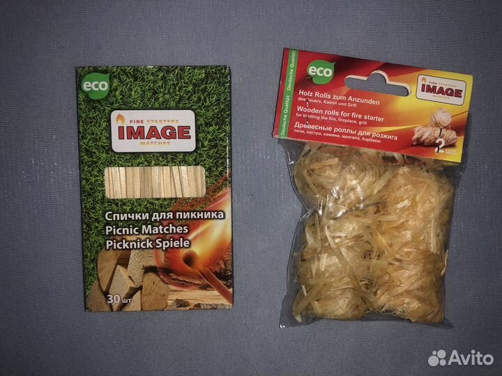 Спички для пикника, древесные роллы для розжига