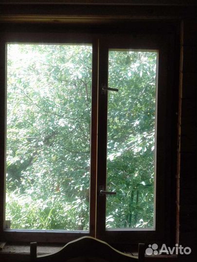 Деревянные окна со стеклопакетом бу