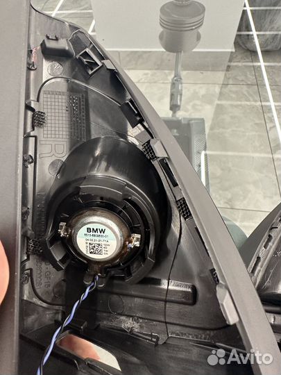 Уголки зеркал под твитеры bmw g05-g07