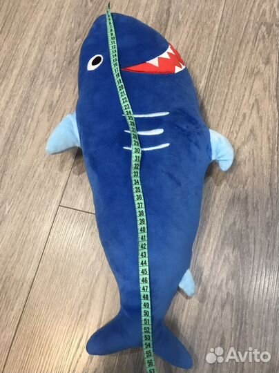 Подушка игрушка на авторемень Акула