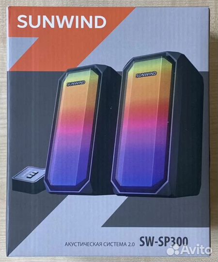 Новые RGB Bluetooth колонки Sunwind SW-SP300