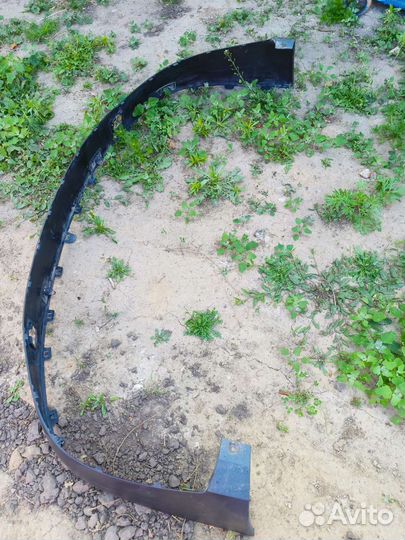 Юбка заднего бампера bmw