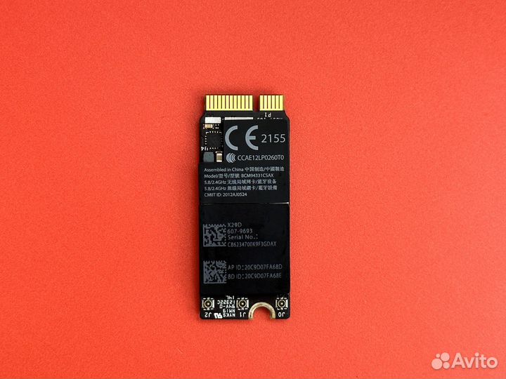 Модуль Wi-Fi MacBook Pro Retina 13/15 A1425 A1398