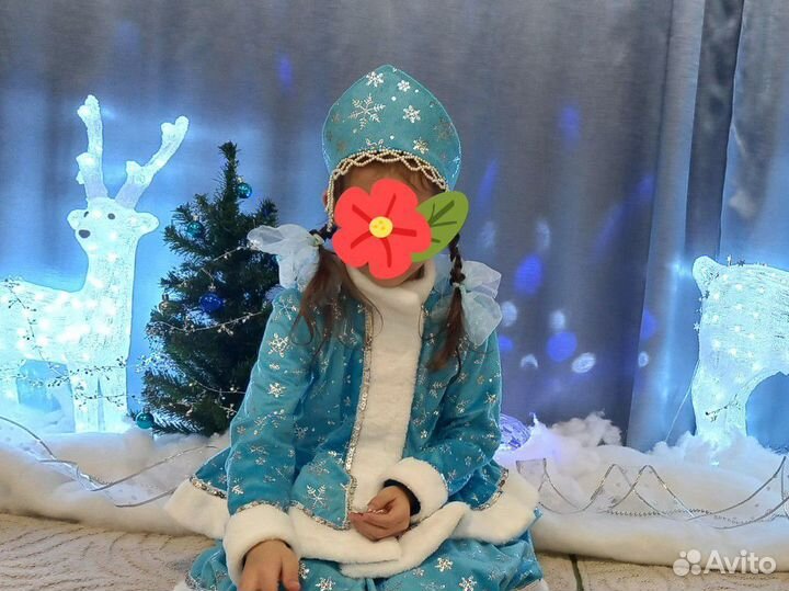 Костюм снегурочки детский 116 122