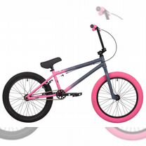 Велосипед BMX novatrack 20" jupiter серо-розовый