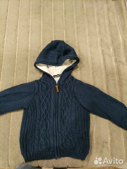 Кофта на молнии 98 размер