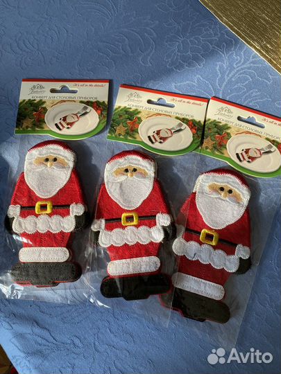 Конверт для столовых приборов «Дед Мороз» 2 шт