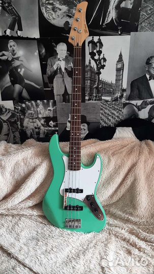 Бас Greco, Япония. + Чехол, Замки