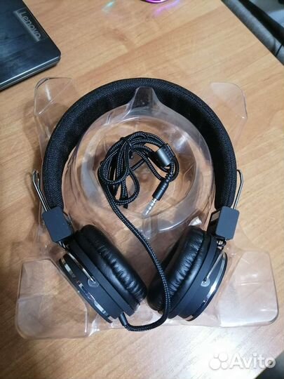 Наушники проводные с микрофоном, нов.торг